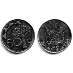 (3) Namibia. 2010. 50 Cents (EBC)