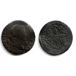 Fernando VII. 1830. 2 Maravedí (BC/BC-) Ceca de Segovia