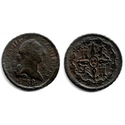 Carlos III. 1788. 4 Maravedí (BC) Ceca de Segovia