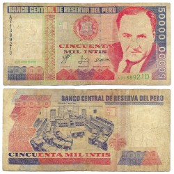 (142) Perú. 1988. 50000 Intis (RC+)