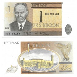 (69) Estonia. 1992. 1 Kroon (SC)
