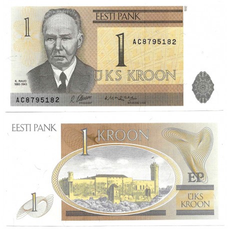 (69) Estonia. 1992. 1 Kroon (SC)