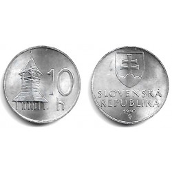 (17) Eslovaquia. 1993. 10 Haleru (SC)