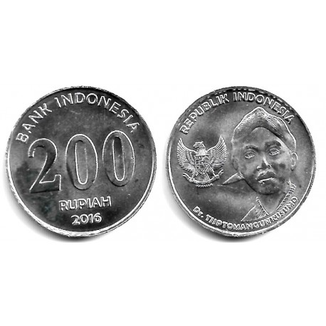 Indonesia. 2016. 200 Rupiah (SC-)