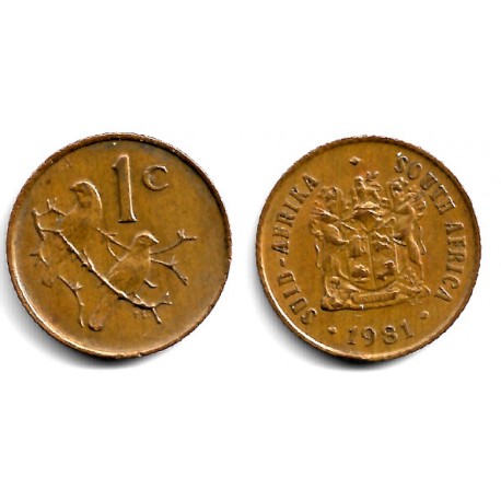 (82) Sudáfrica. 1981. 1 Cent (MBC)