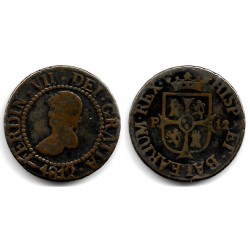 Fernando VII. 1812. 12 Dineros (BC+) Ceca de Palma de Mallorca