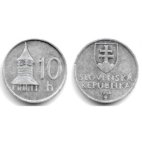 (17) Eslovaquia. 1994. 10 Haleru (MBC)