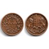 (445) India Británica. 1835. 1/12 Anna (EBC)
