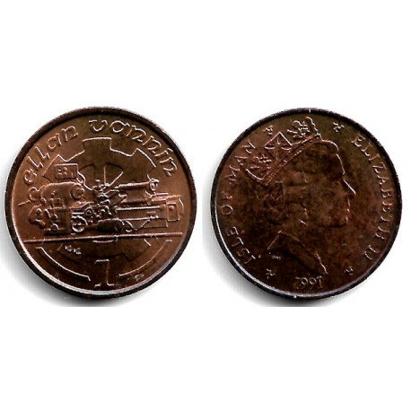 (207) Isla de Man. 1991. 1 Penny (SC)