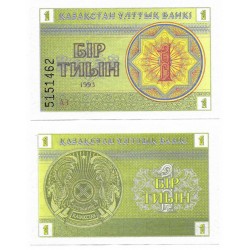 (1c) Kazajstan. 1993. 1 Tiyn (SC-)
