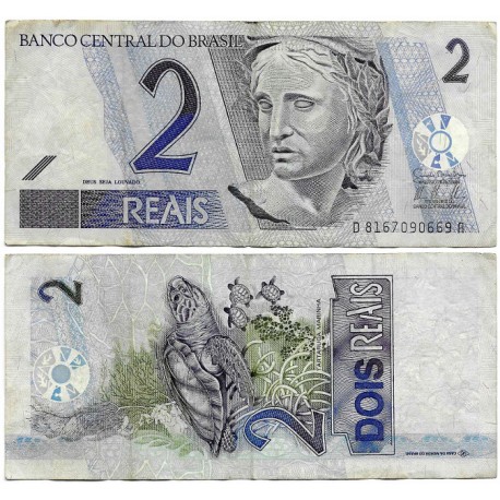 (249) Brasil. 2001-12. 2 Reais (BC+)