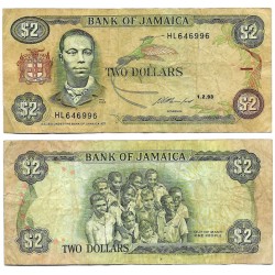 (69e) Jamaica. 1992. 2 Dollars (BC)
