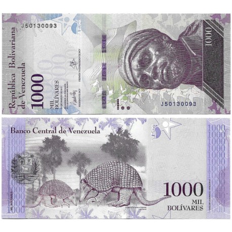 (95b) Venezuela. 2017. 1000 Bolívares (SC)