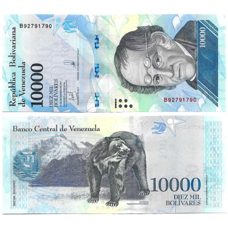 (98b) Venezuela. 2017. 10000 Bolívares (SC)