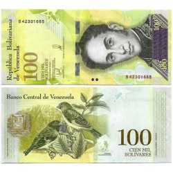 (100b) Venezuela. 2017. 100000 Bolívares (SC)