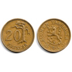 (39) Finlandia. 1954. 20 Markkaa (MBC)