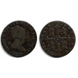Isabel II. 1840. 8 Maravedí (BC) Ceca de Segovia