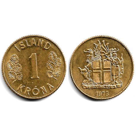 (12a) Islandia. 1973. 1 Krona (MBC+)