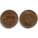 (10) Irlanda. 1966. ½ Penny (EBC-) Mancha