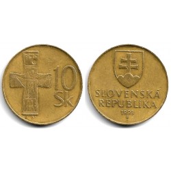 (11) Eslovaquia. 1993. 10 Koruna (BC+)