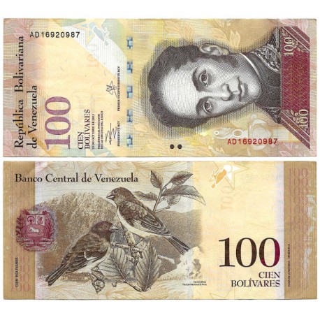 (93g) Venezuela. 2013. 100 Bolívares (EBC)