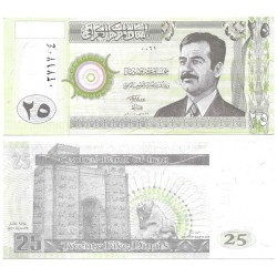 (86) Iraq. 2001. 25 Dinars (SC)