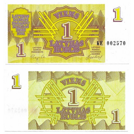 (35) Letonia. 1992. 1 Rublis (SC)