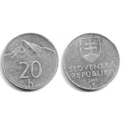 (18) Eslovaquia. 2000. 20 Haleru (MBC)