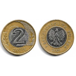(Y283) Polonia. 2009. 2 Zlote (MBC+)
