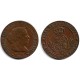 Isabel. 1867. 5 Céntimos de Escudo (MBC) Ceca de Barcelona OM