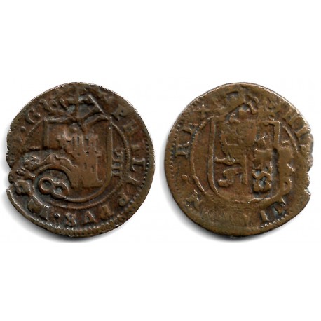 Felipe III/IV. Sin Fecha. 8 Maravedí Resellados (BC+)