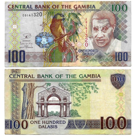 (29c) Gambia. 2006-13. 100 Dalasis (MBC+)