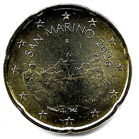 San Marino. 2026. 20 Céntimos (SC)