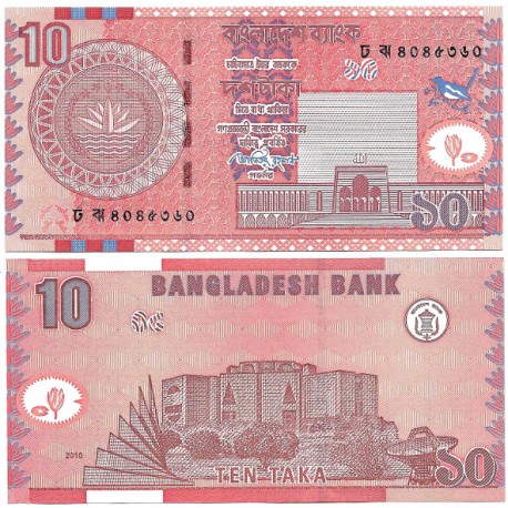 (47c) Bangladesh. 2010. 10 Taka (SC)