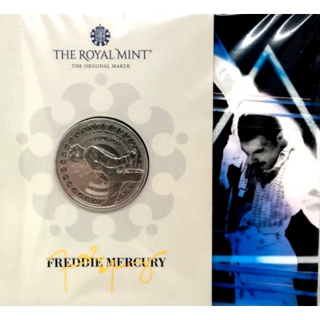 Gran Bretaña. 2025. 5 Pounds (SC) Freddie Mercury