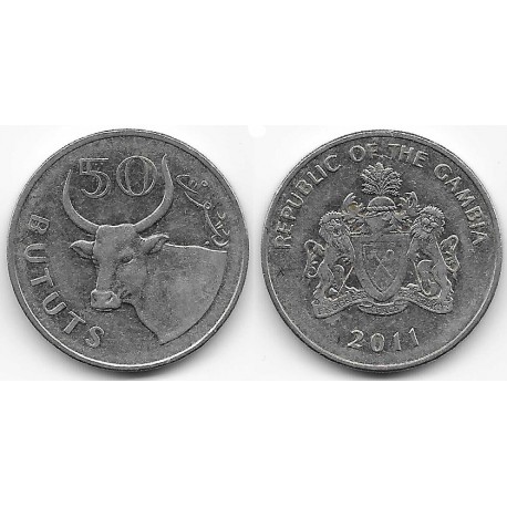 (58a) Gambia. 2011. 50 Bututs (BC+)