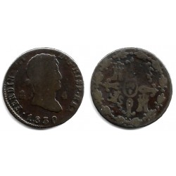 Fernando VII. 1830. 4 Maravedí (BC/BC-) Ceca de Segovia