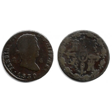 Fernando VII. 1830. 4 Maravedí (BC/BC-) Ceca de Segovia