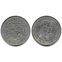 (55) Mauricio. 1991. 1 Rupee (MBC)