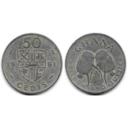 (31) Ghana. 1991. 50 Cedis (BC)