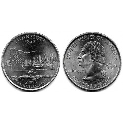 (371) Estados Unidos de América. 2005(D). Quarter Dollar (SC) Minnesota
