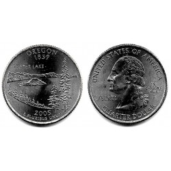 (372) Estados Unidos de América. 2005(D). Quarter Dollar (SC) Oregon