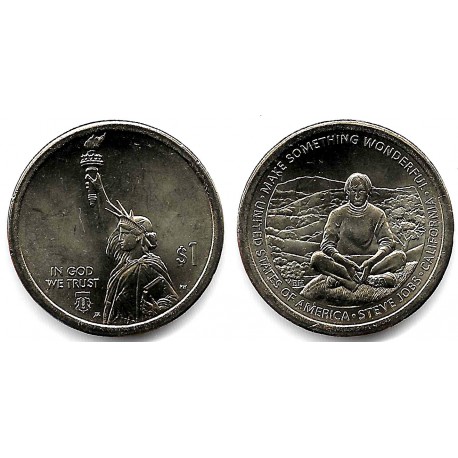 Estados Unidos de América. 2026(P). 1 Dollar (SC) California, Steve Jobs