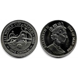 (160) Isla de Man. 1986. 1 Crown (SC)