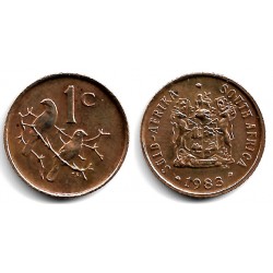 (82) Sudáfrica. 1983. 1 Cent (MBC)