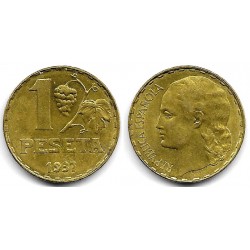 España (II República). 1937. 1 Peseta (EBC)