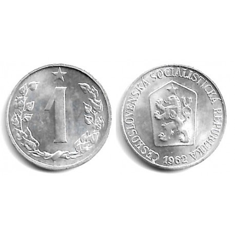 (51) Checoslovaquia. 1962. 1 Haler (EBC+)