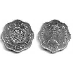 (18) Seychelles. 1975. 5 Cents (SC)