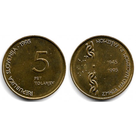 (22) Eslovenia. 1995. 5 Tolarjev (SC-)