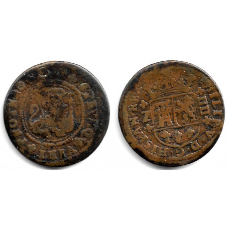 Felipe V. 1719. 4 Maravedí (BC) Ceca de Zaragoza